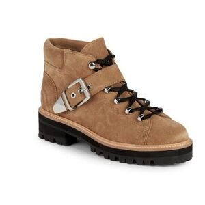 Marc Fisher Indre Tan Suede Ankle Boots